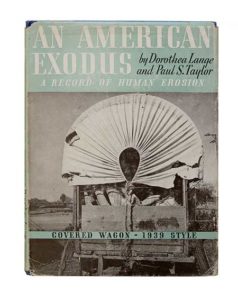 Book cover of Dorothea Lange & Paul S. Taylor, An American Exodus: A Record of Human Erosion (1938)