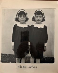 Book cover of Diane Arbus (1972), picgturing twin girls in matching dresses